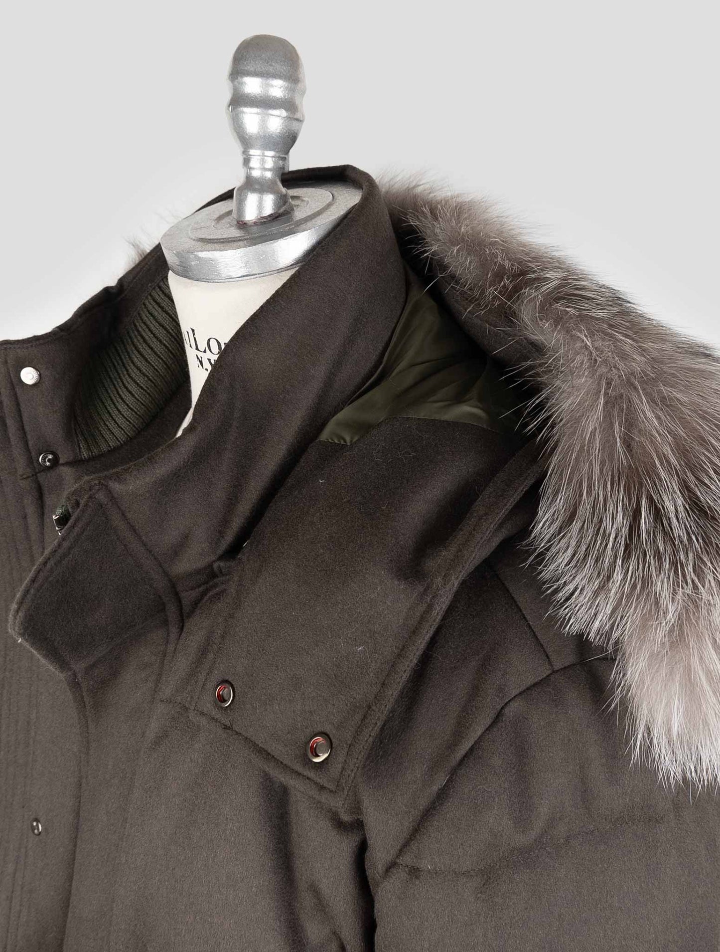 Kired Green Wool Ea Overcoat