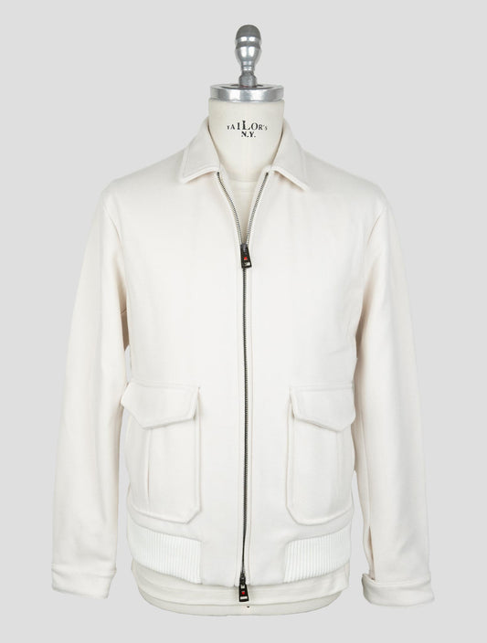 Kired White Pl Acetate Wool Coat