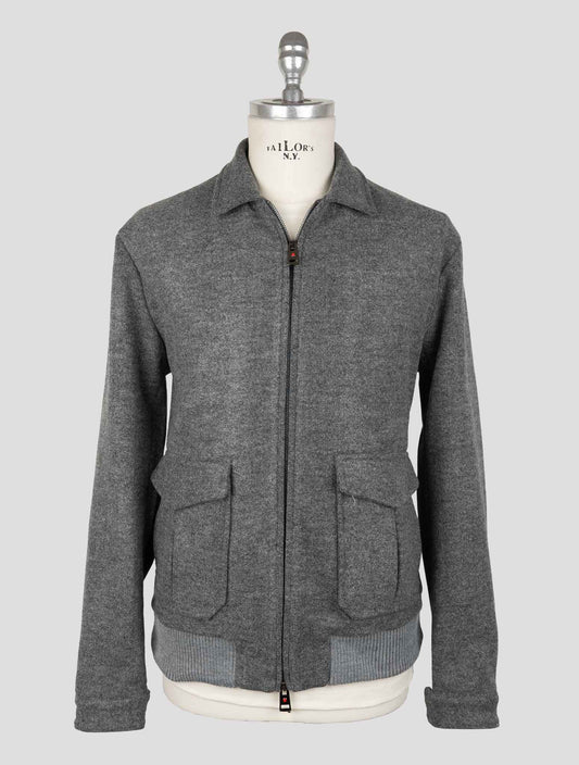 Kired Gray Pl Acetate Wool Coat