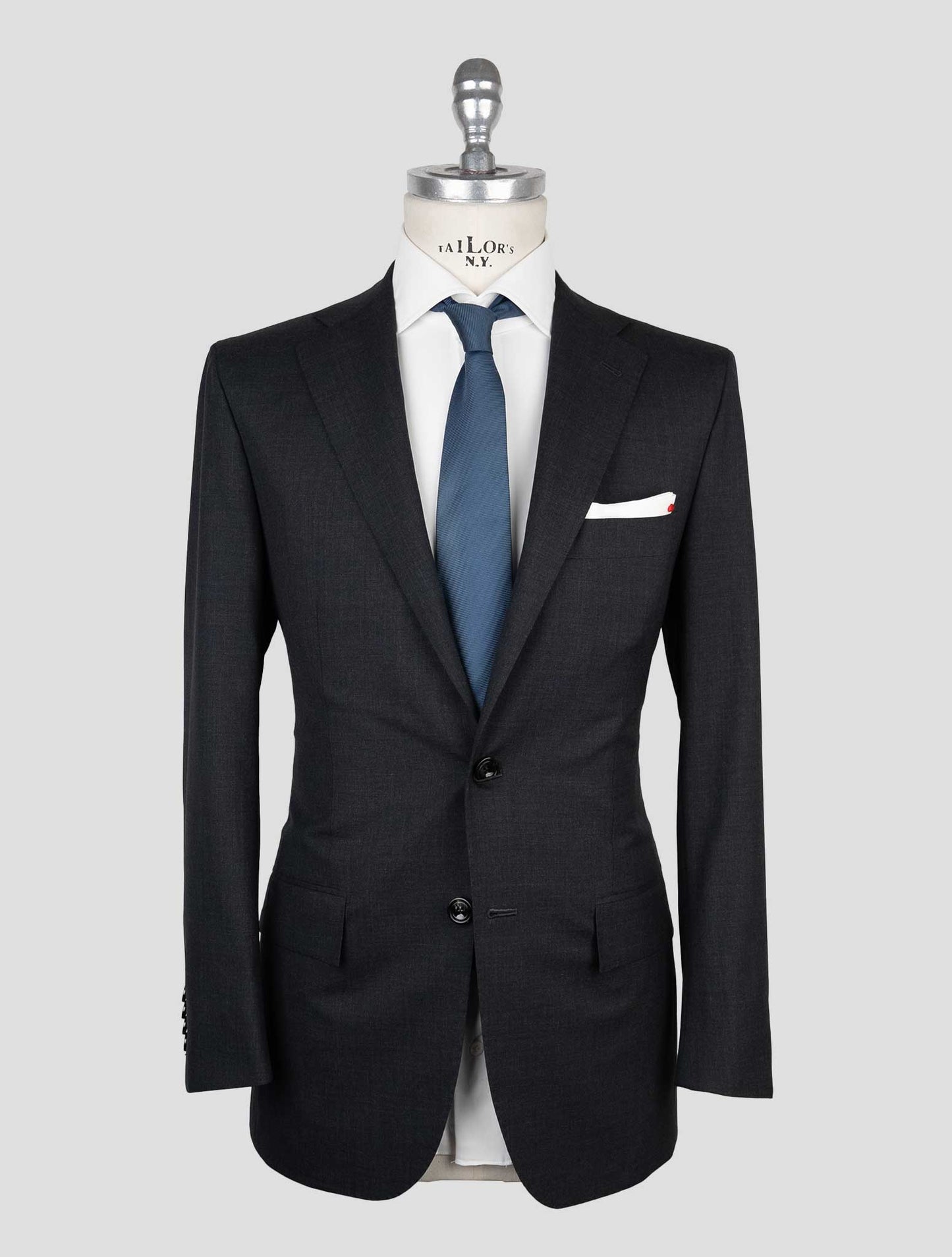 Kiton Gray Wool Suit