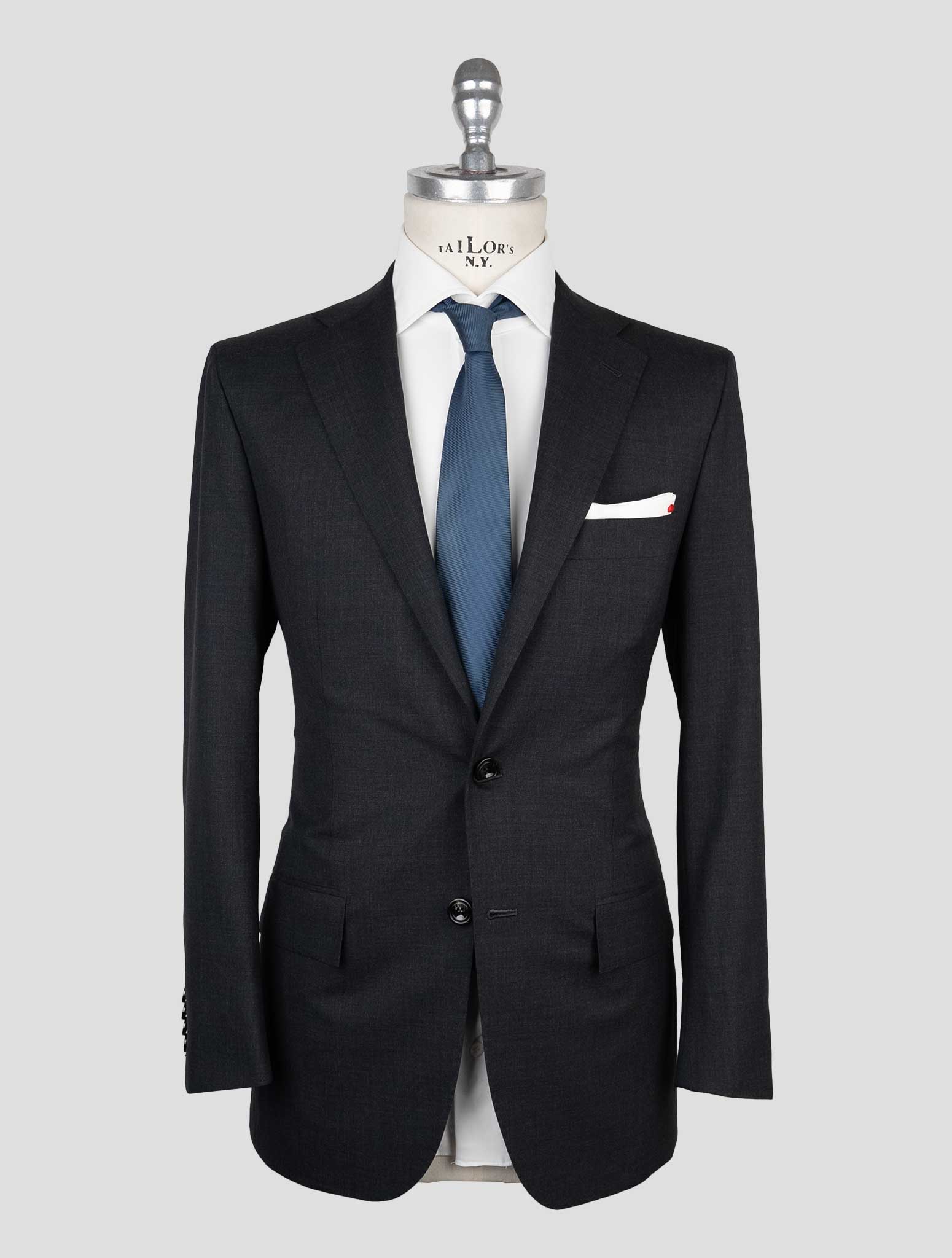 Kiton Gray Wool Suit