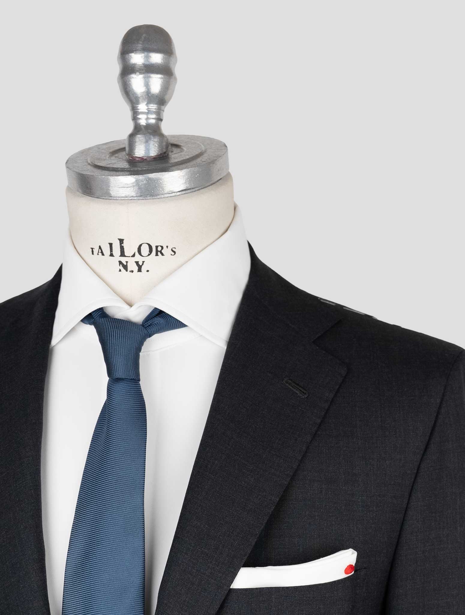 Kiton Gray Wool Suit