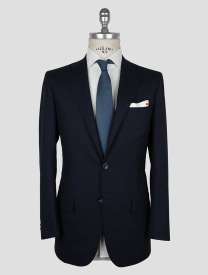 Kiton Dark Blue Wool Suit