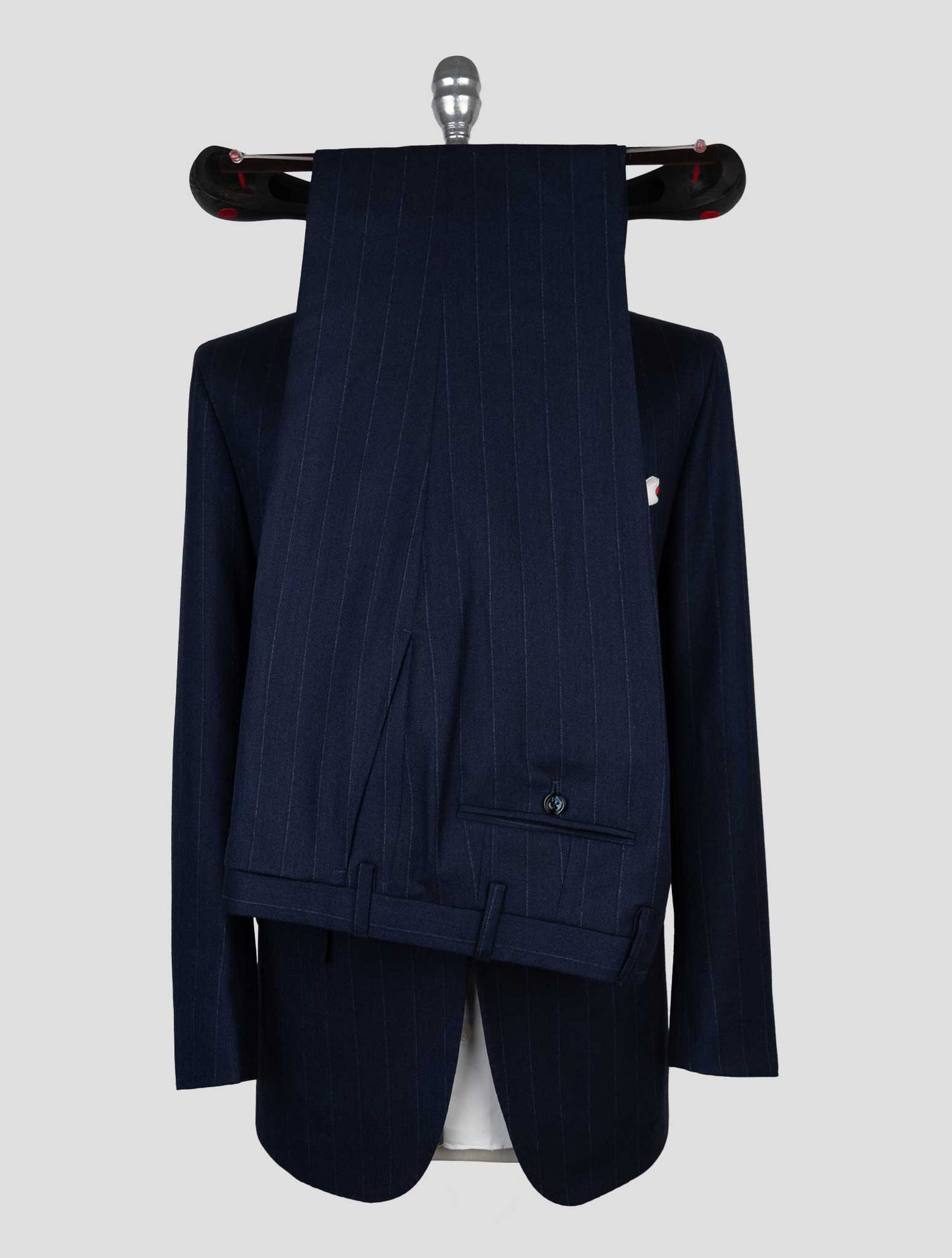 Kiton Dark Blue Virgin Wool Cashmere  Suit