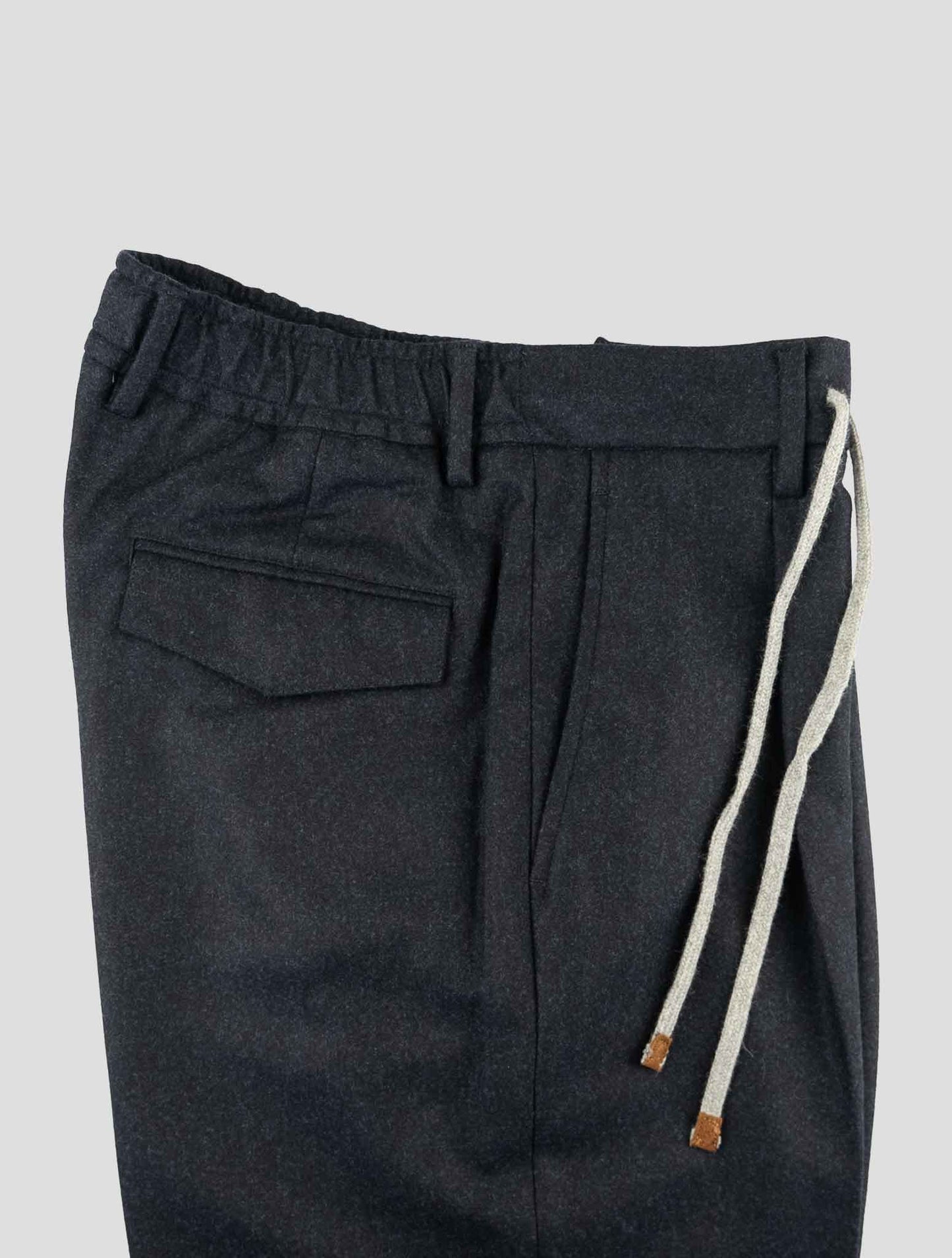 Barba Napoli Blue Virgin Wool Pants