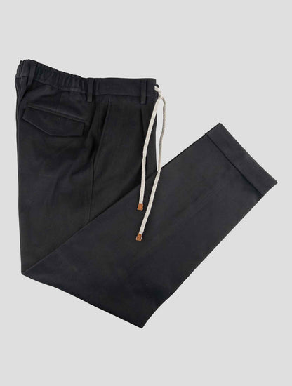 Barba Napoli Blue Cotton Ea Pants