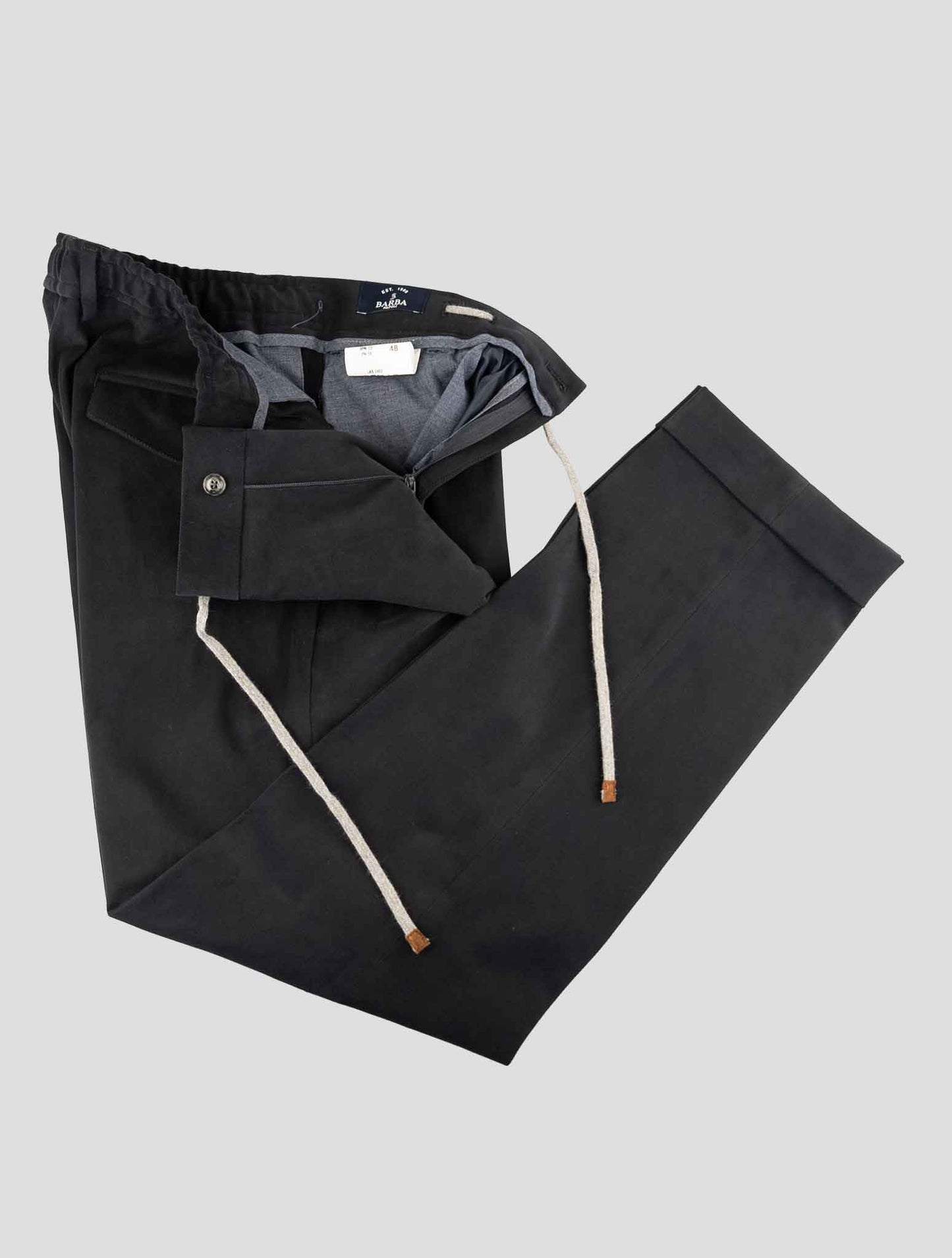 Barba Napoli Blue Cotton Ea Pants