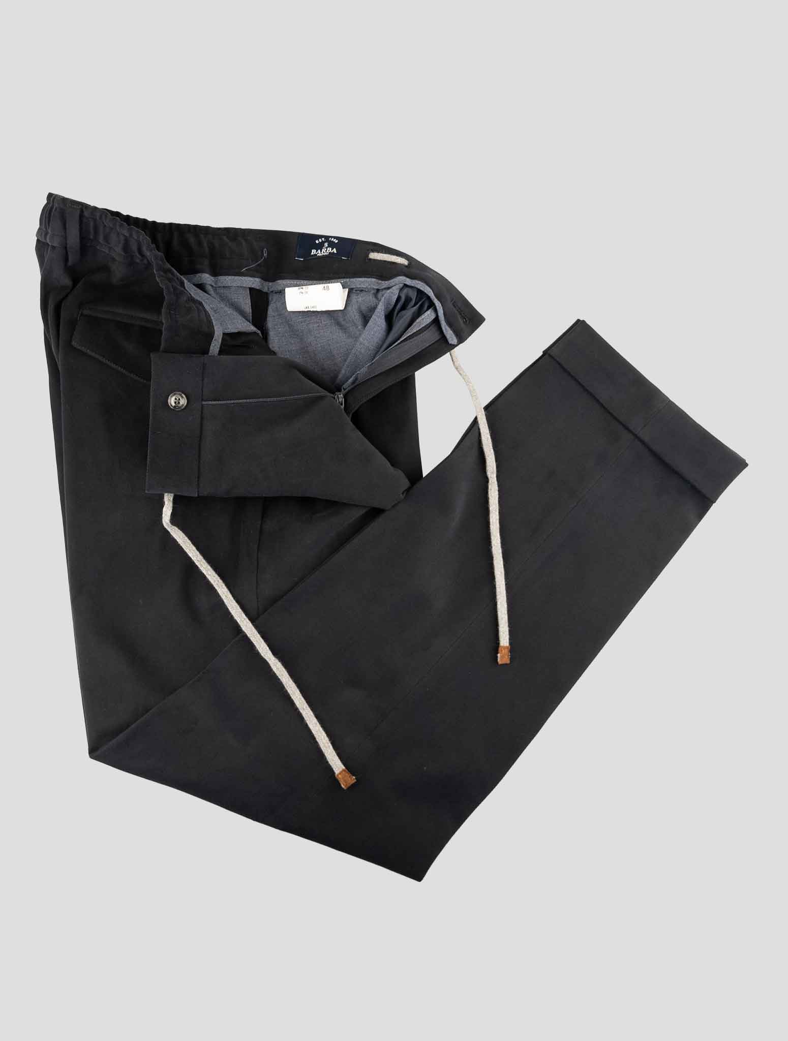 Barba Napoli Blue Cotton Ea Pants