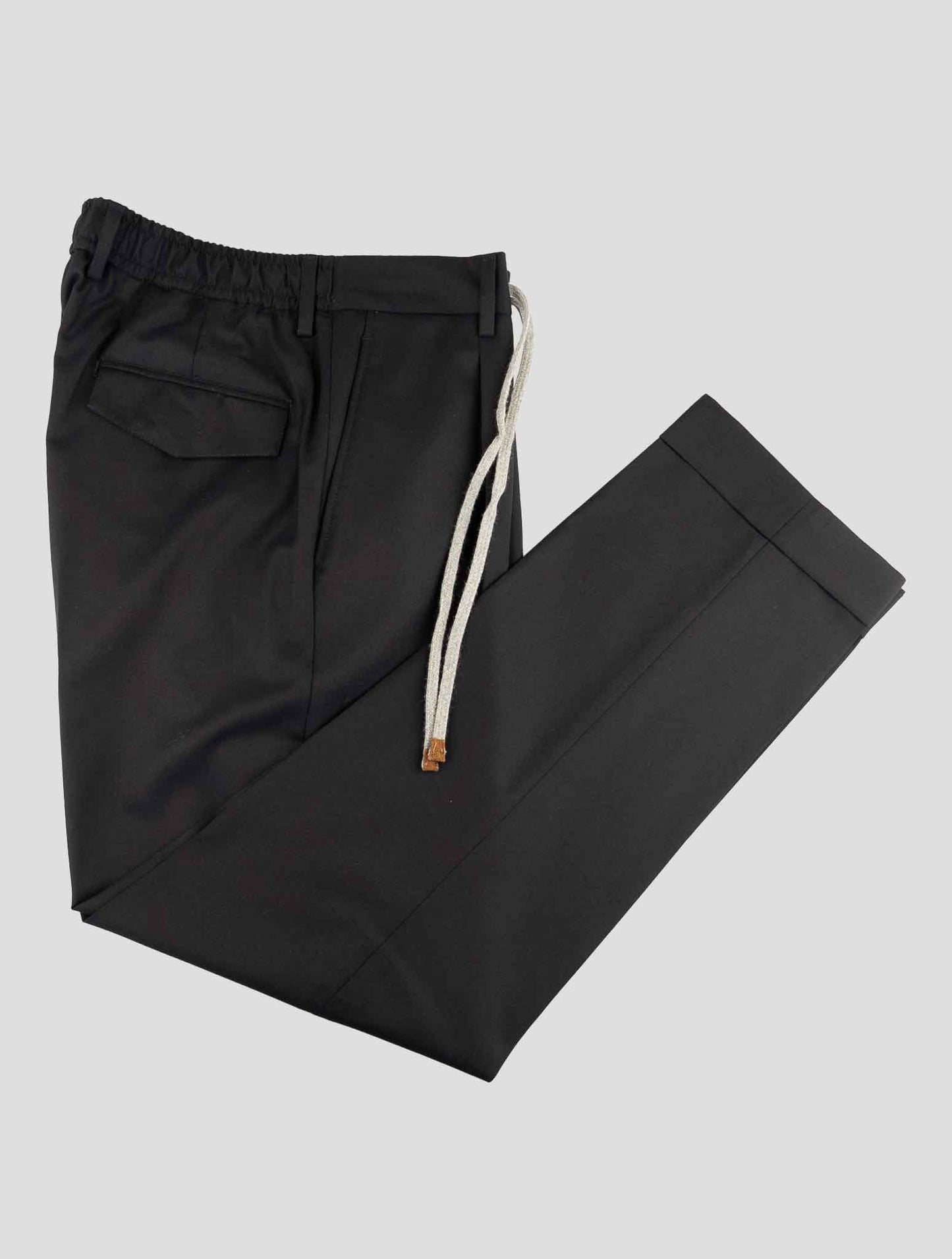 Barba Napoli Blue Virgin Wool Pants