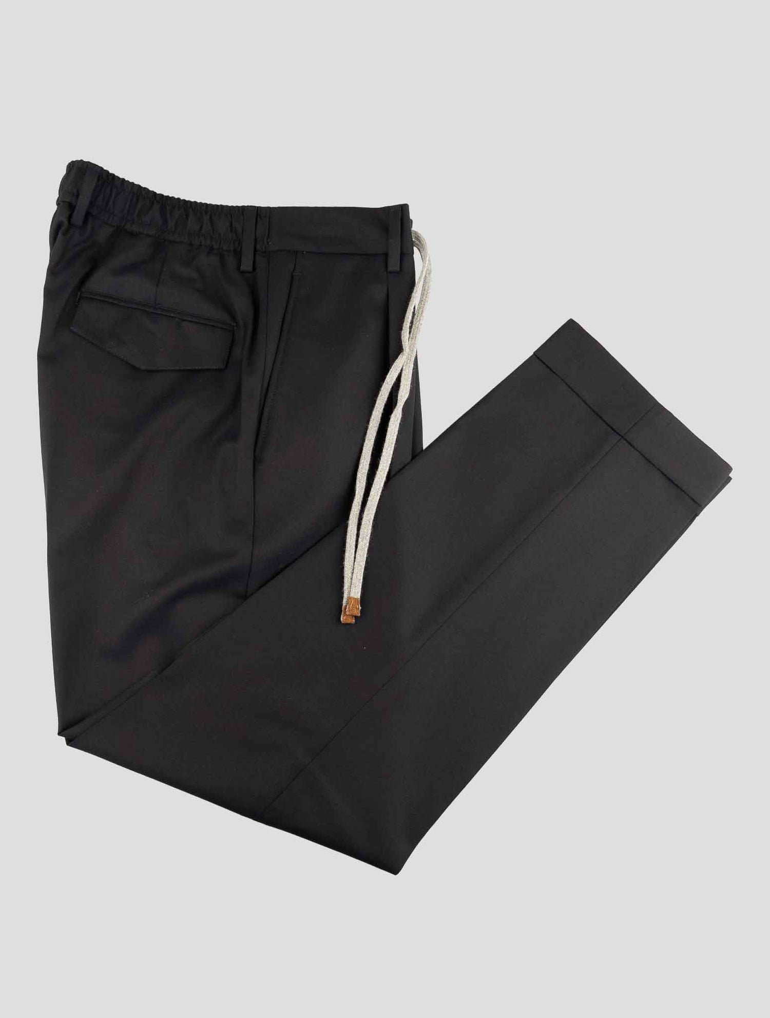 Barba Napoli Blue Virgin Wool Pants