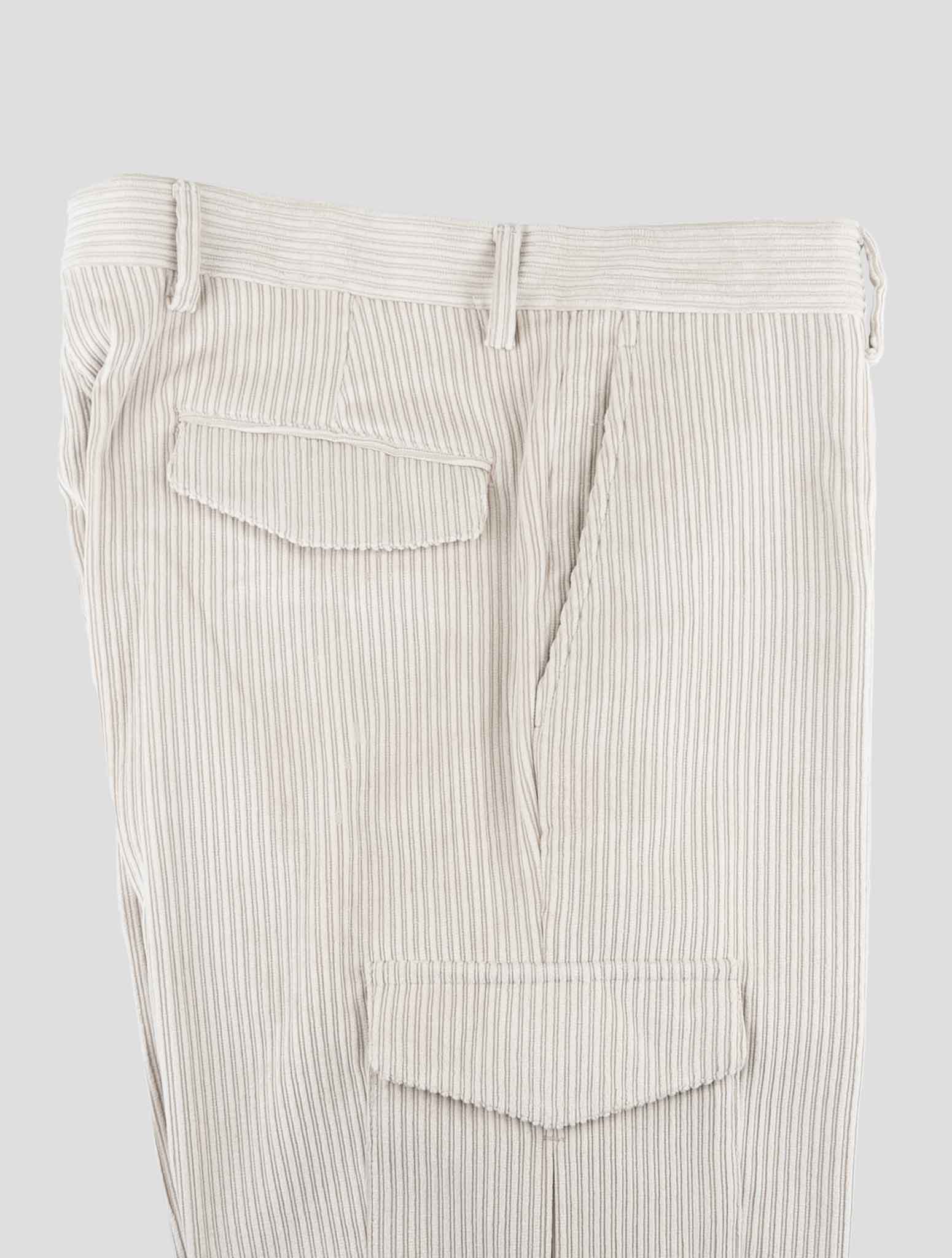 Barba Napoli Beige Pl Nylon Ea Cargo Velvet Pants