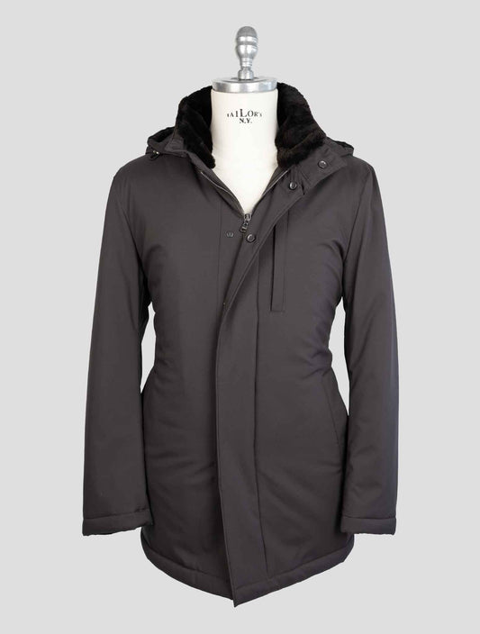 Barba Napoli Dark Brown Pl Pu Coypu Coat