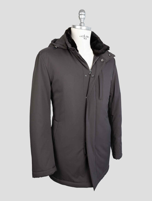 Barba Napoli Dark Brown Pl Pu Coypu Coat