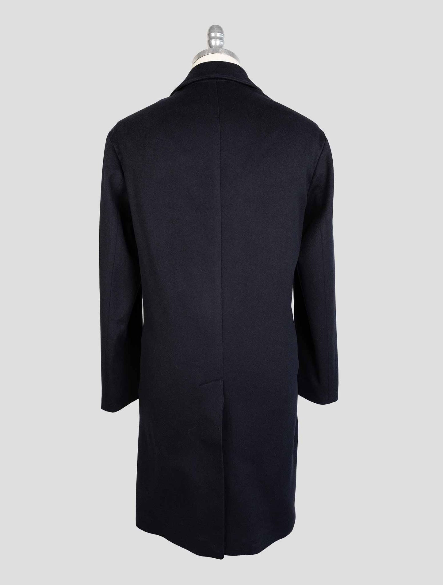 Barba Napoli Blue Virgin Wool Overcoat
