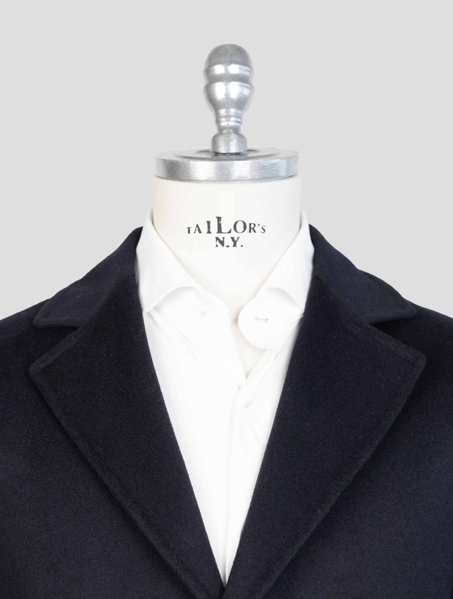 Barba Napoli Blue Virgin Wool Overcoat