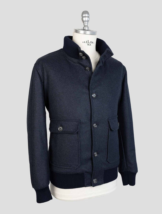 Barba Napoli Blue Cashmere Ea Coat