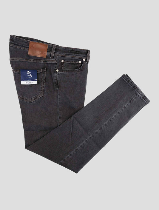 Barba Napoli Dark Gray Cotton Ea Jeans