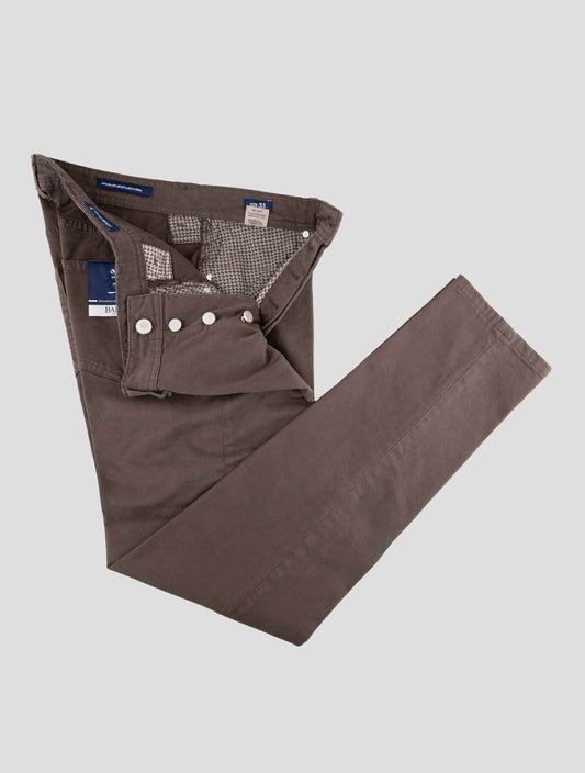 Barba Napoli Brown Cotton Ea Jeans