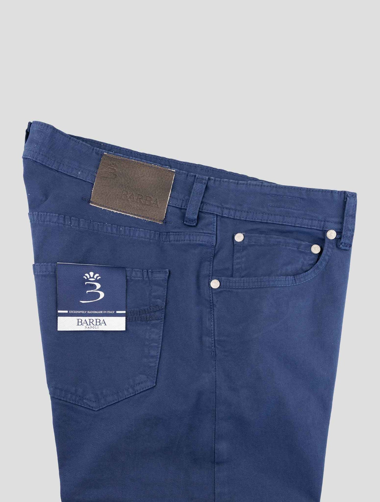 Barba Napoli Blue Cotton Ea Jeans