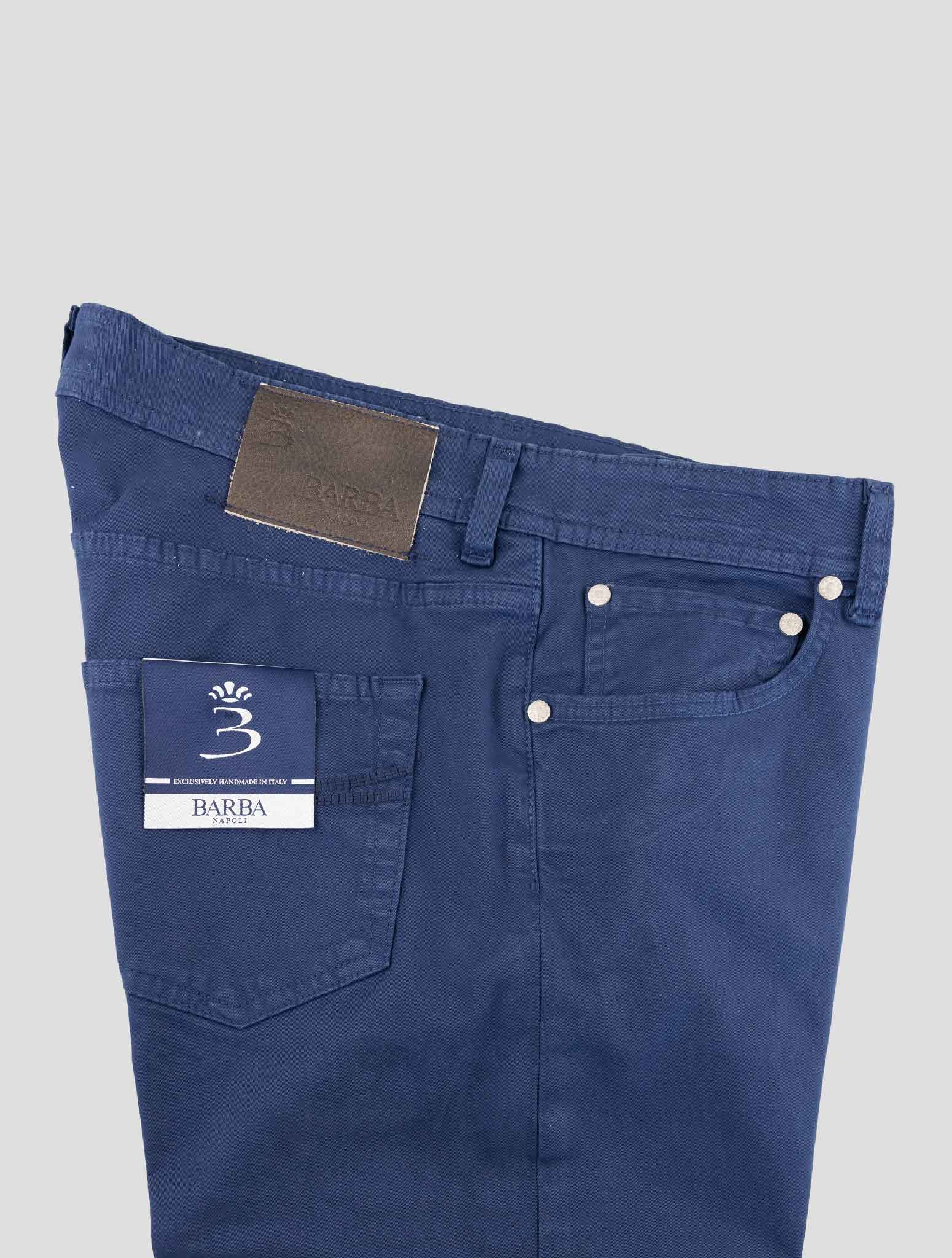 Barba Napoli Blue Cotton Ea Jeans