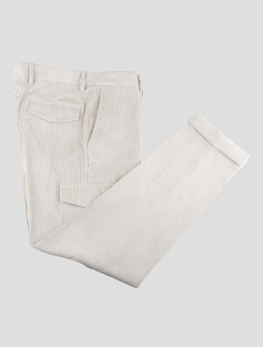 Barba Napoli Beige Pl Nylon Ea Cargo Velvet Pants