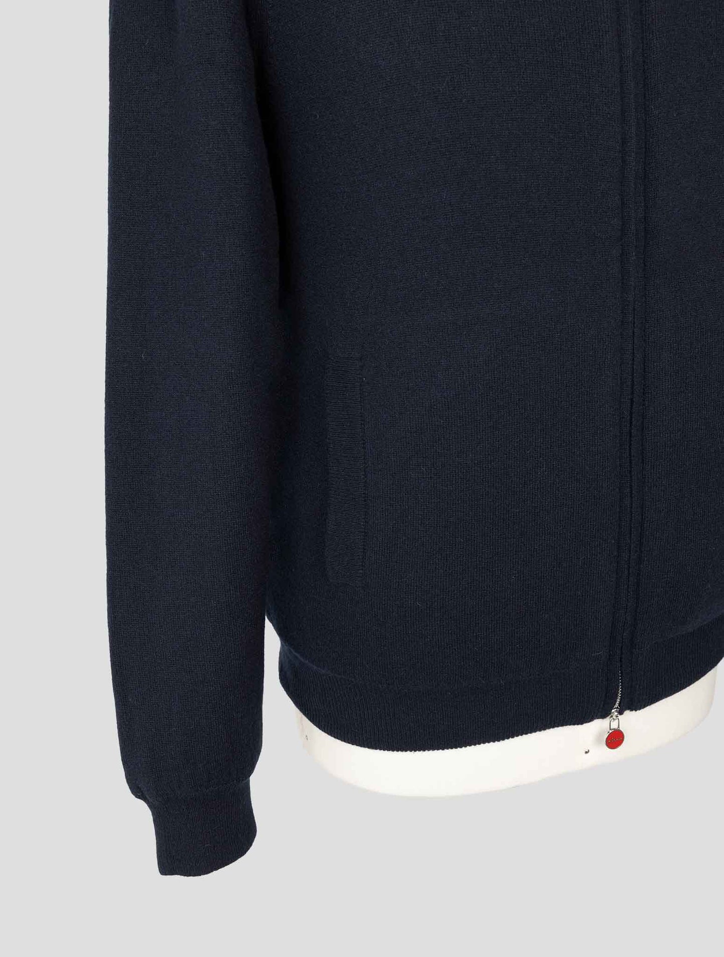 Kiton Blue Cashmere Sheep Coat