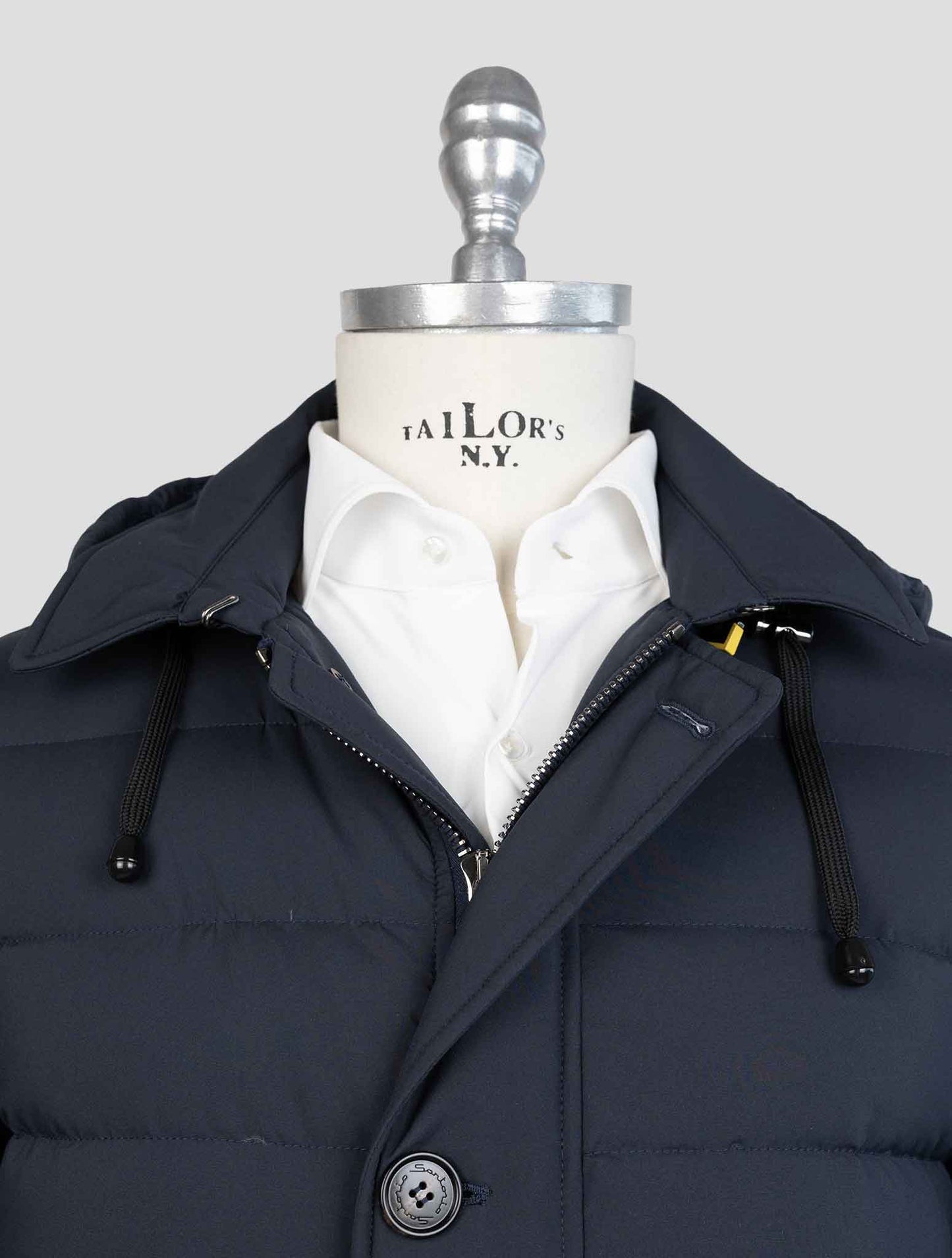 Sartori Napoli Blue Pl Overcoat