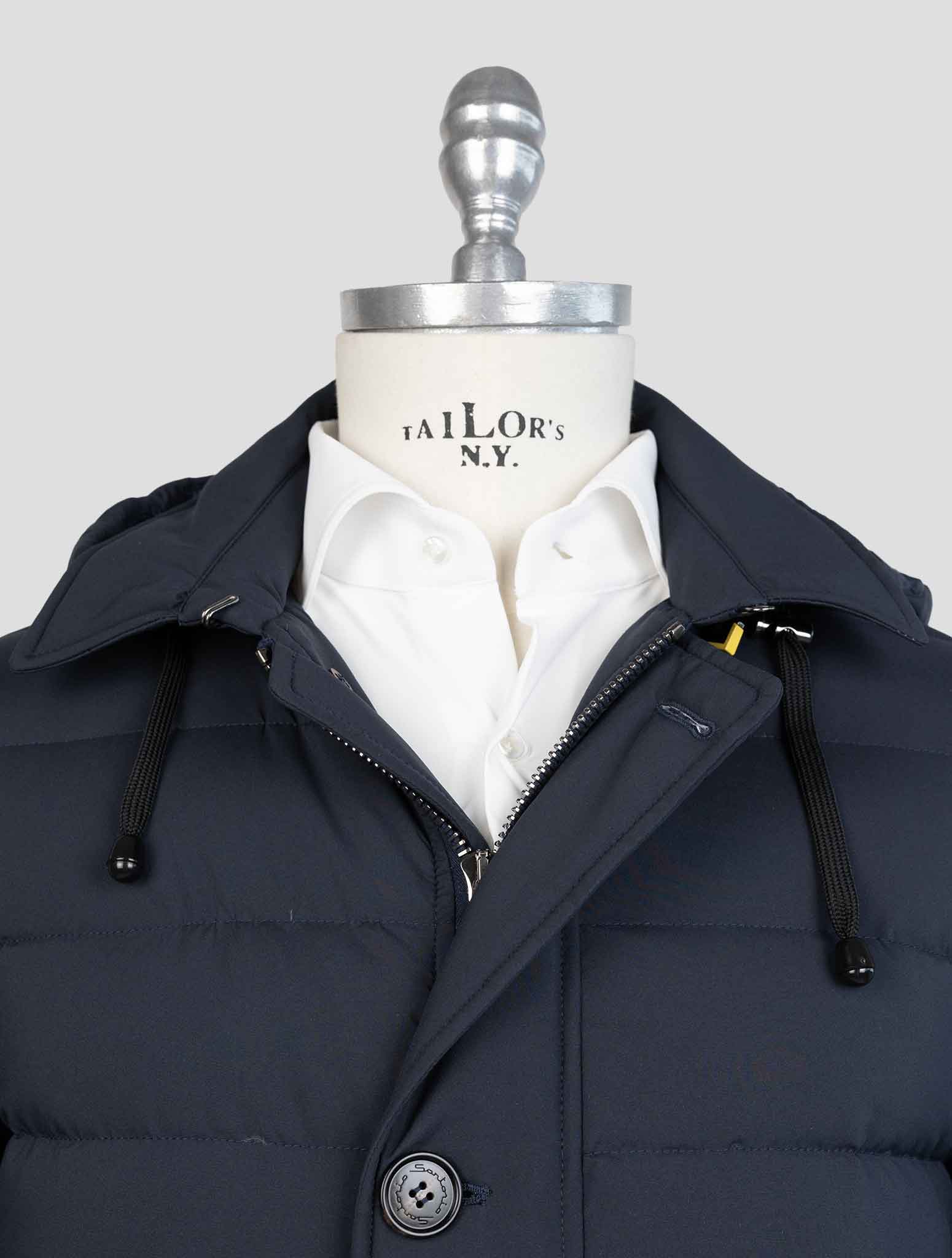 Sartori Napoli Blue Pl Overcoat