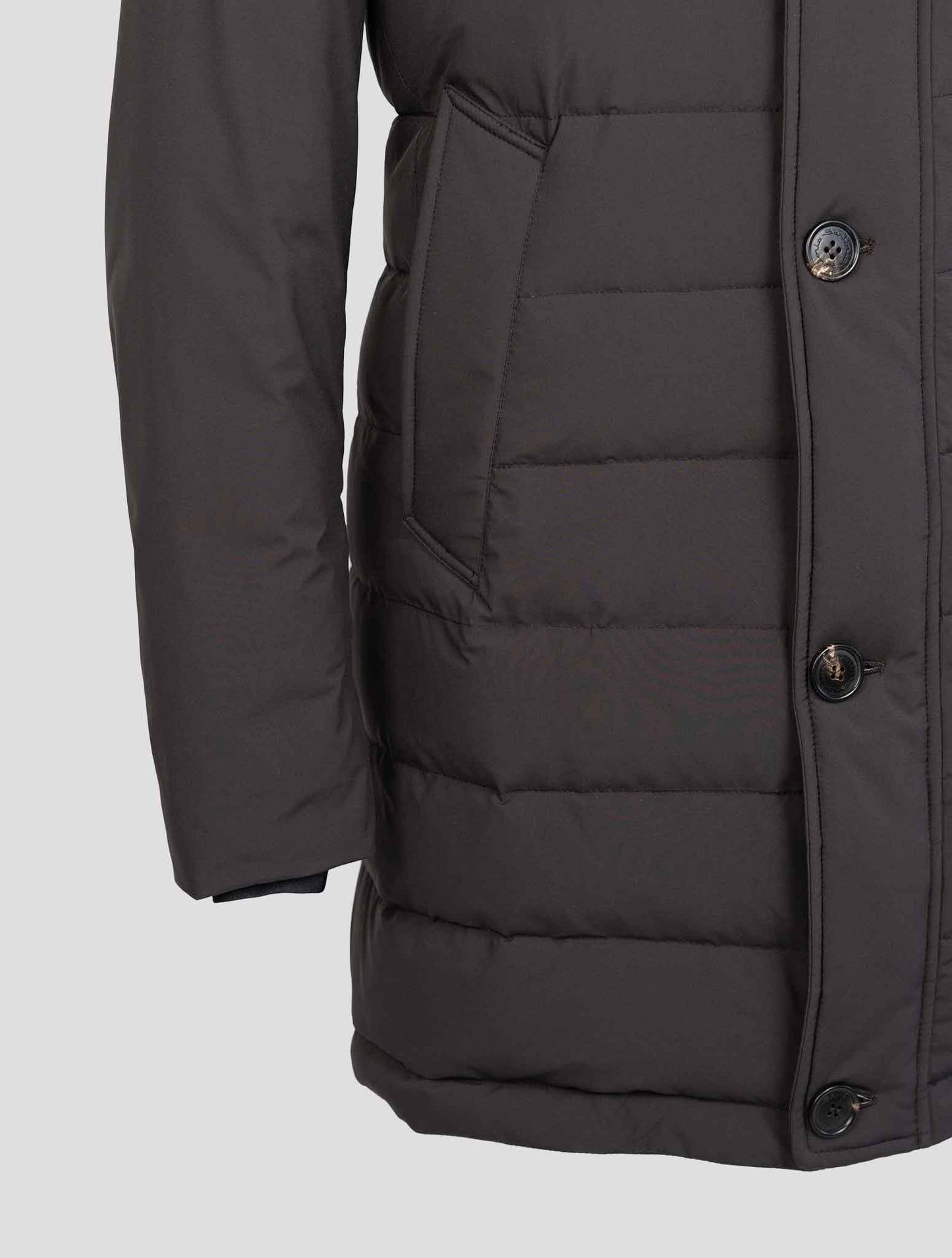 Sartori Napoli Brown Pl Overcoat