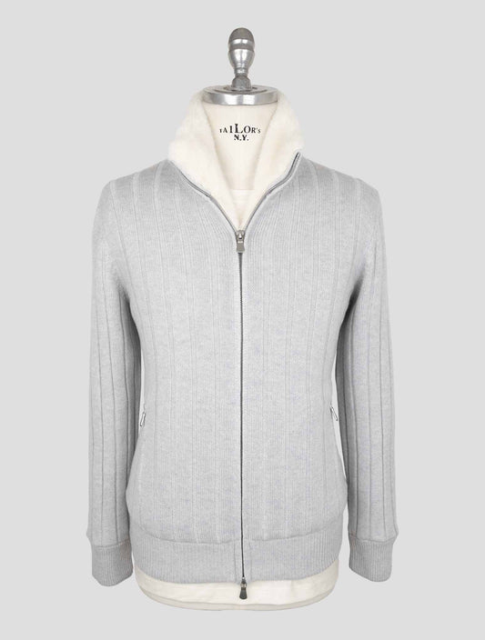 Gran Sasso Gray Cashmere Coat