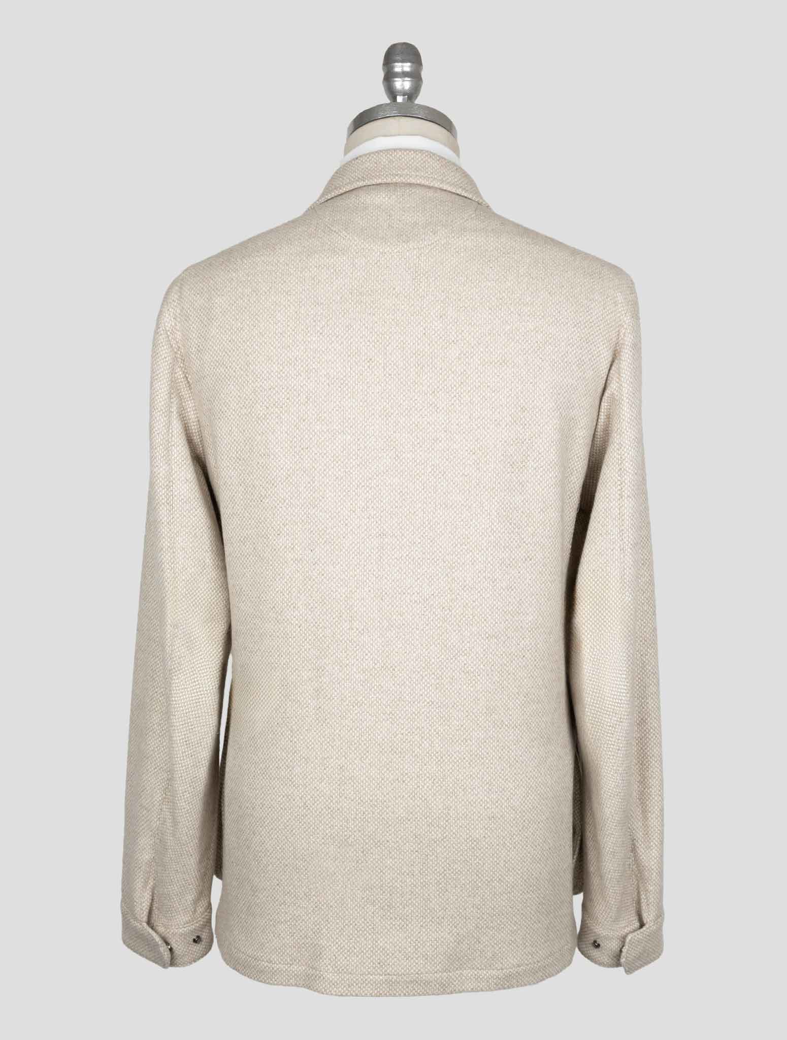 Sartorio Napoli Beige Cashmere Silk Coat