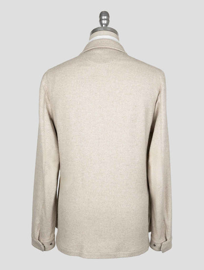 Sartorio Napoli Beige Cashmere Silk Coat