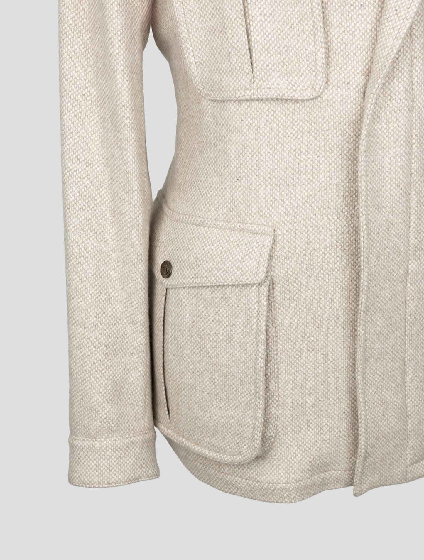 Sartorio Napoli Beige Cashmere Silk Coat