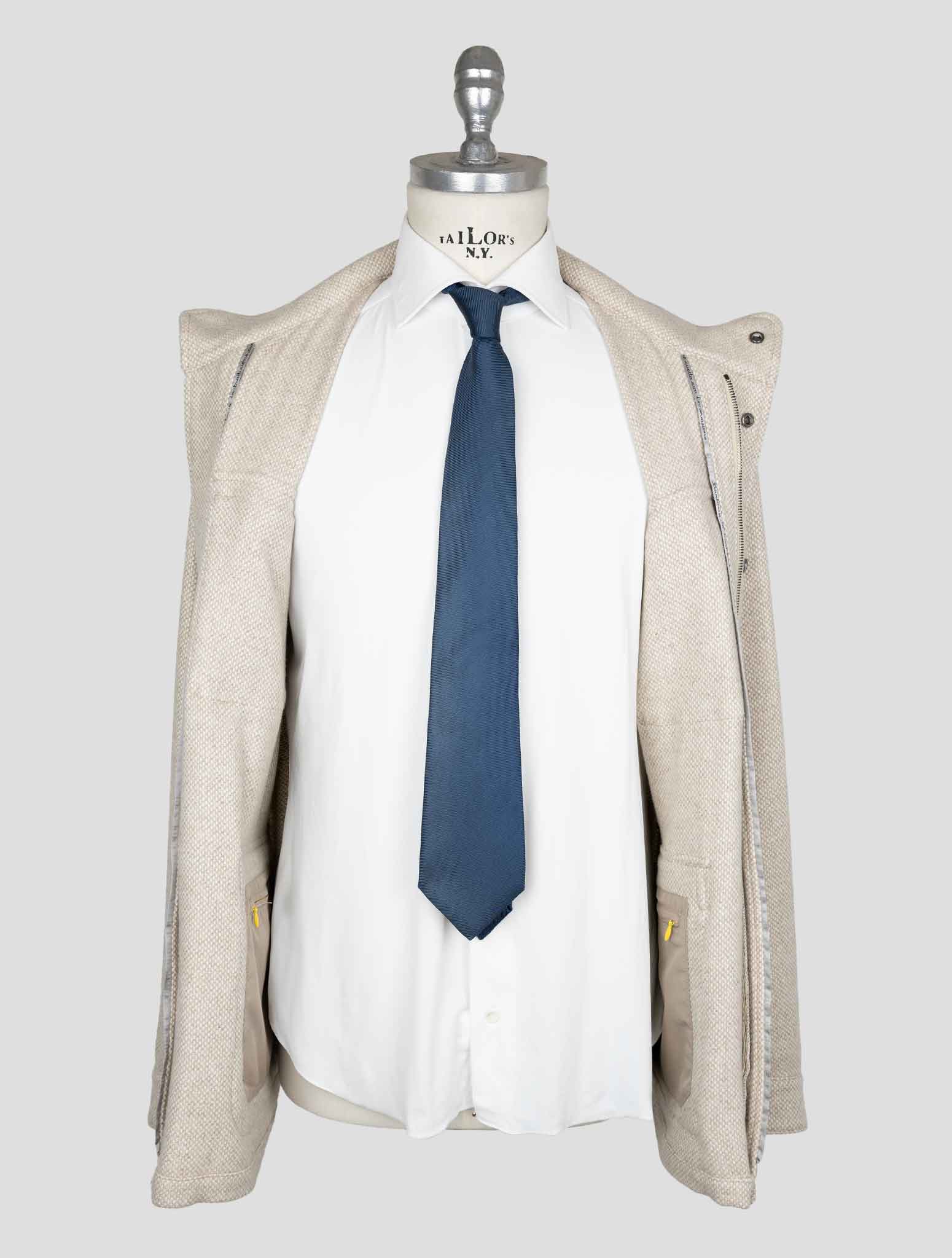 Sartorio Napoli Beige Cashmere Silk Coat