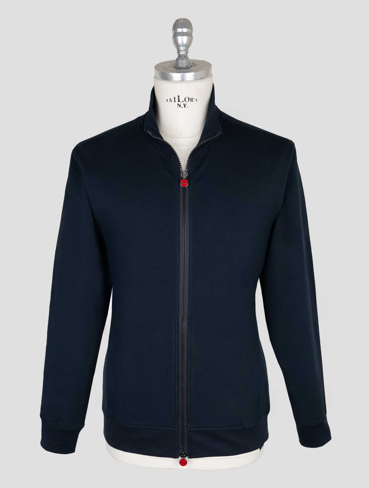 Kiton Blue Cotton Ea Coat B-ONE