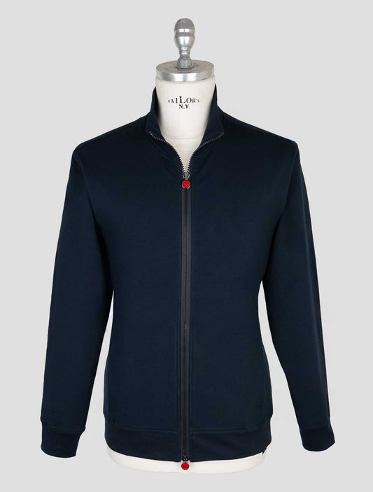 Kiton Blue Cotton Ea Coat B-ONE