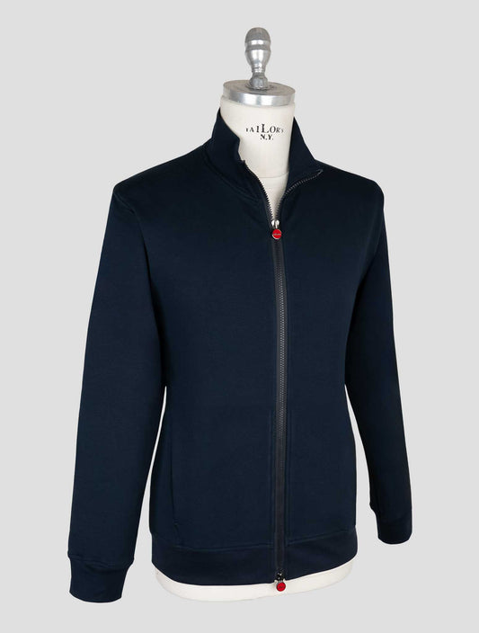 Kiton Blue Cotton Ea Coat B-ONE