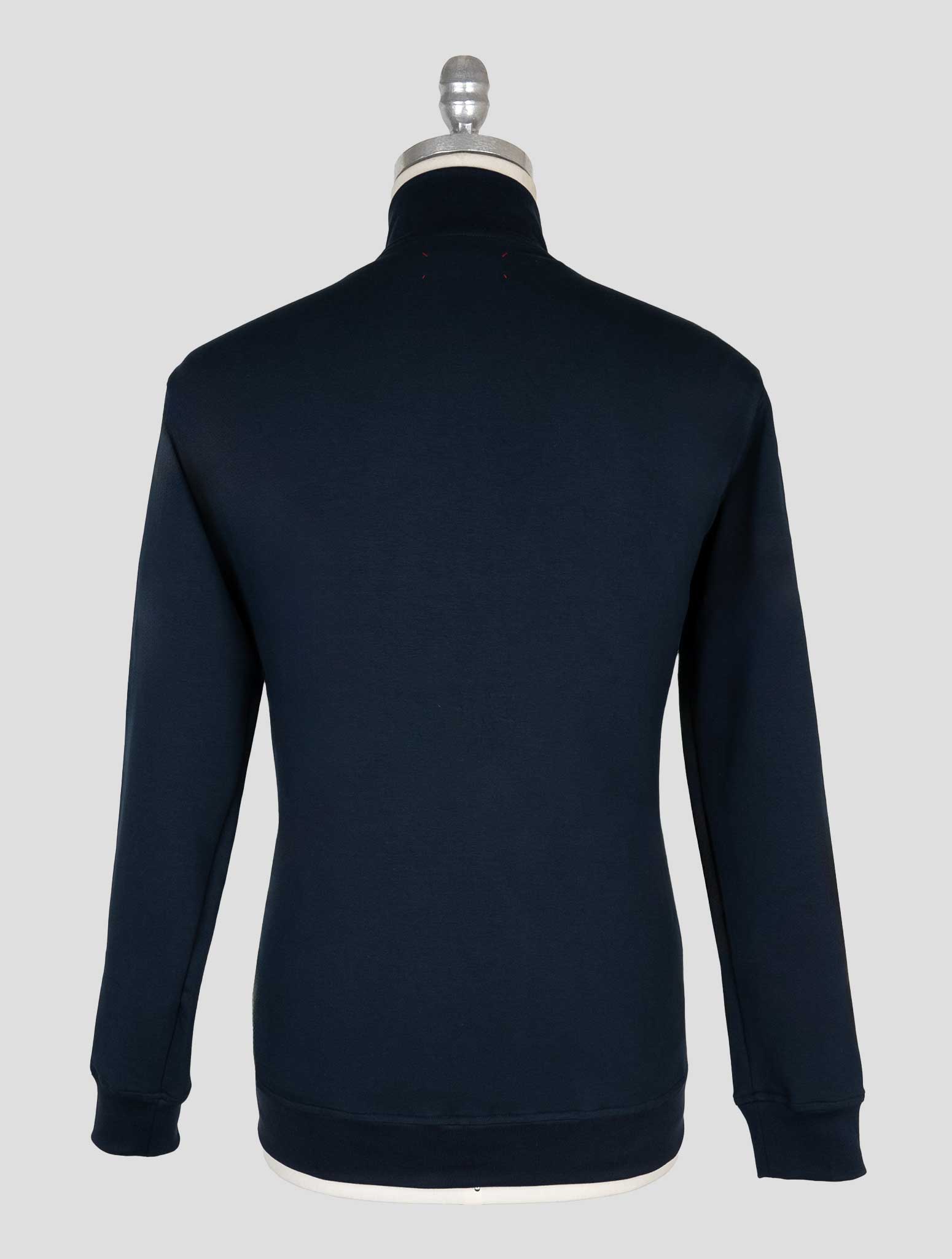 Kiton Blue Cotton Ea Coat B-ONE