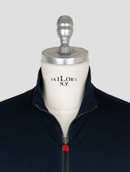 Kiton Blue Cotton Ea Coat B-ONE