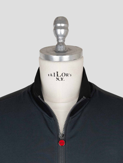 Kiton Gray Cotton Ea Coat B-ONE