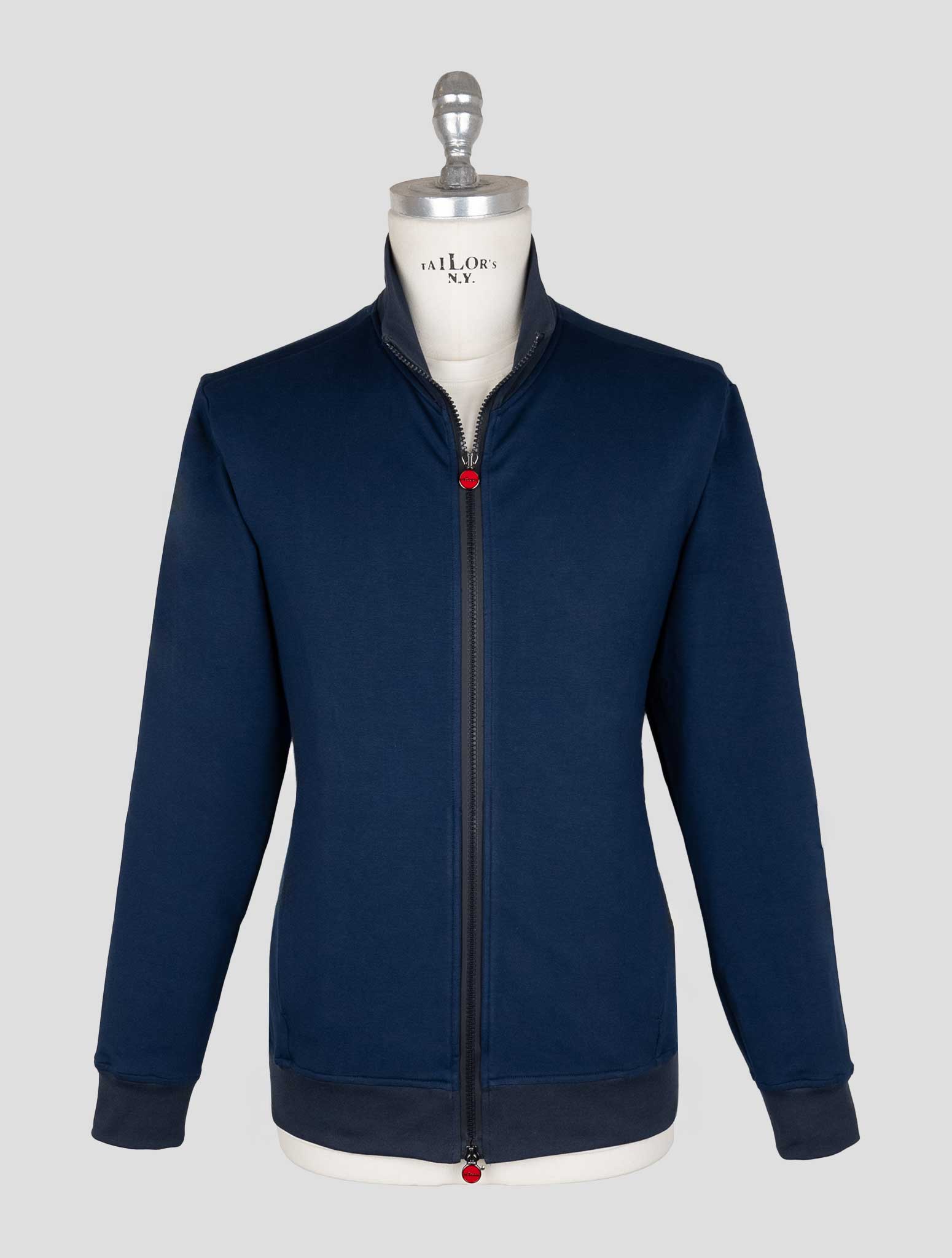 Kiton blue Cotton Ea Coat B-ONE