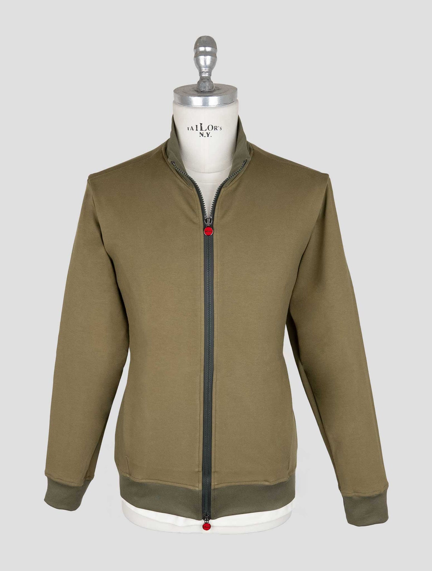 Kiton Green Cotton Ea Coat B-ONE