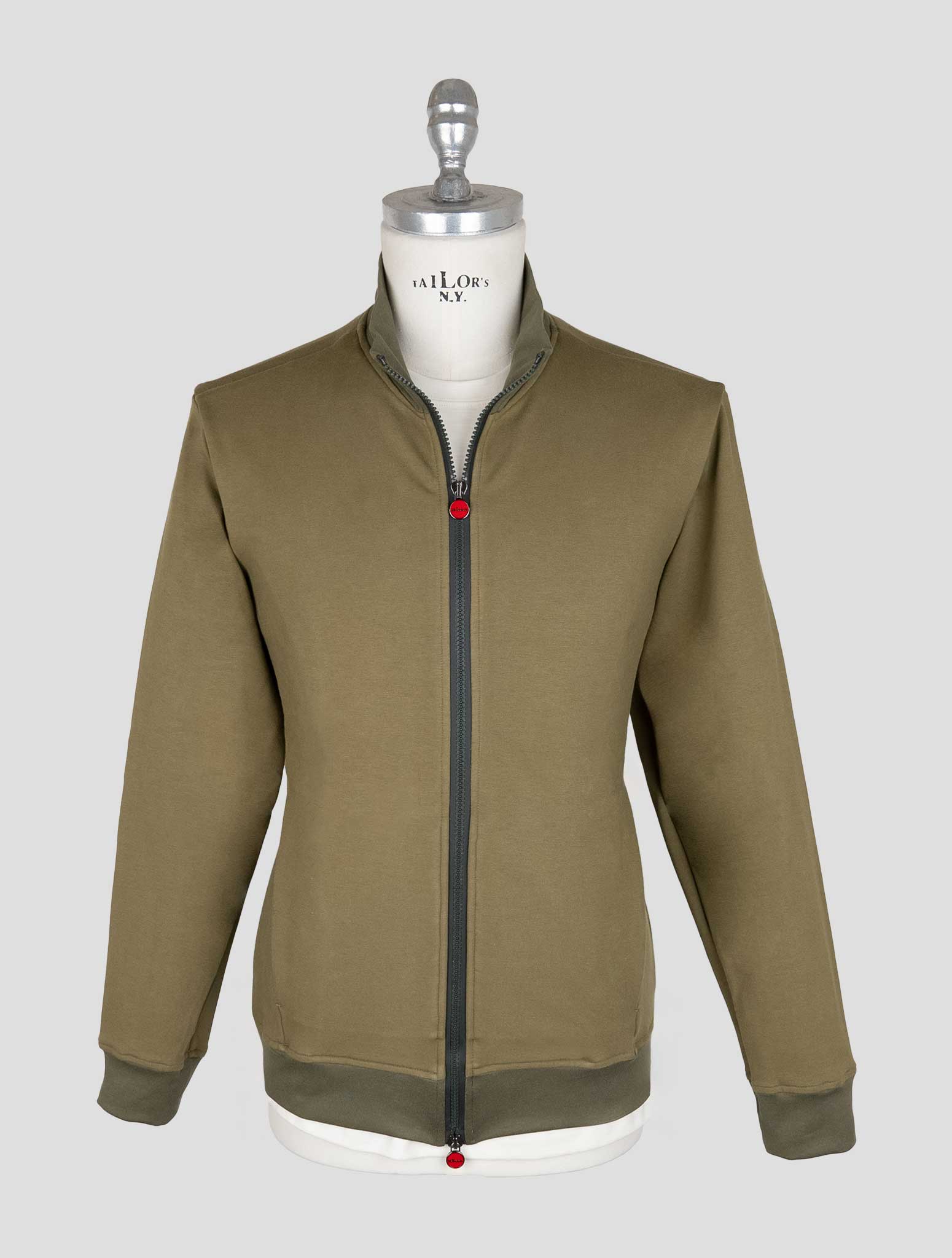 Kiton Green Cotton Ea Coat B-ONE