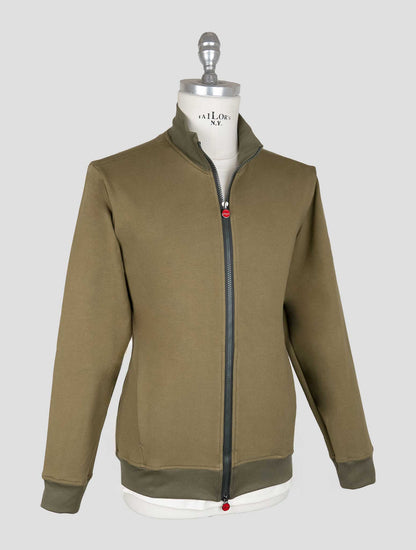 Kiton Green Cotton Ea Coat B-ONE