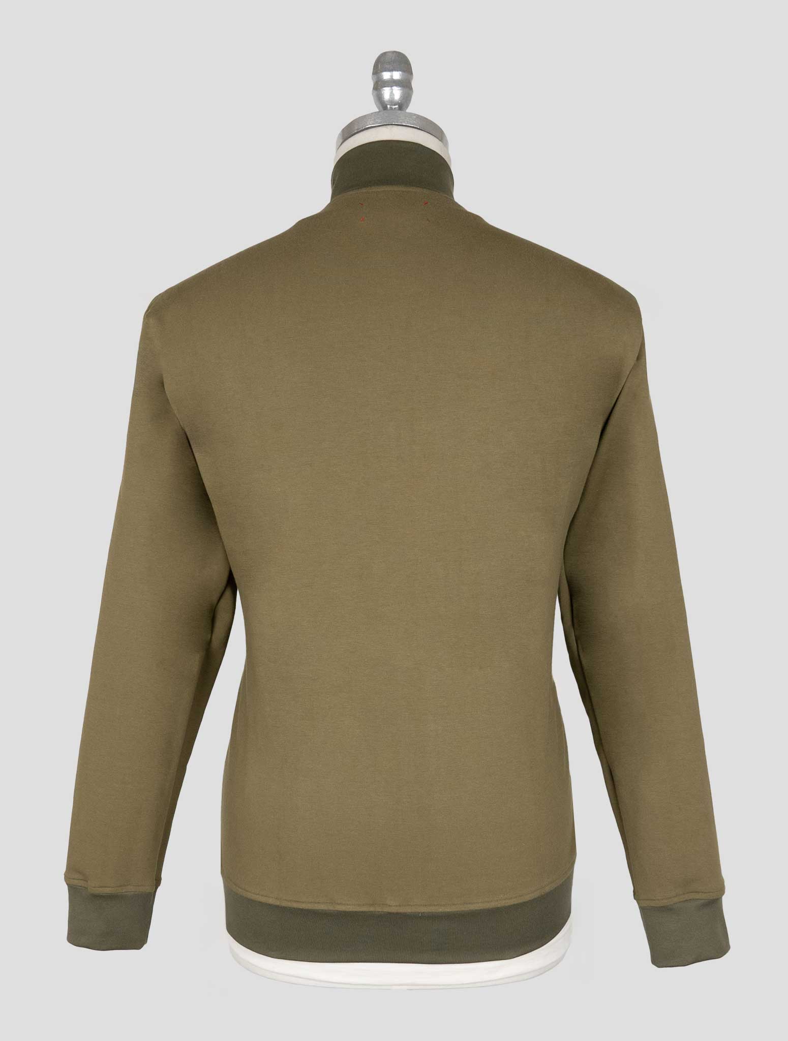 Kiton Green Cotton Ea Coat B-ONE