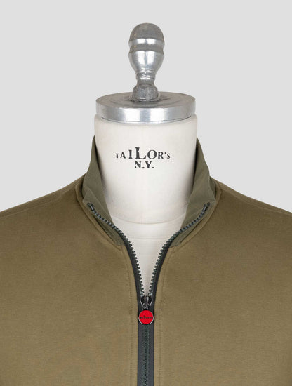 Kiton Green Cotton Ea Coat B-ONE