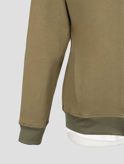 Kiton Green Cotton Ea Coat B-ONE