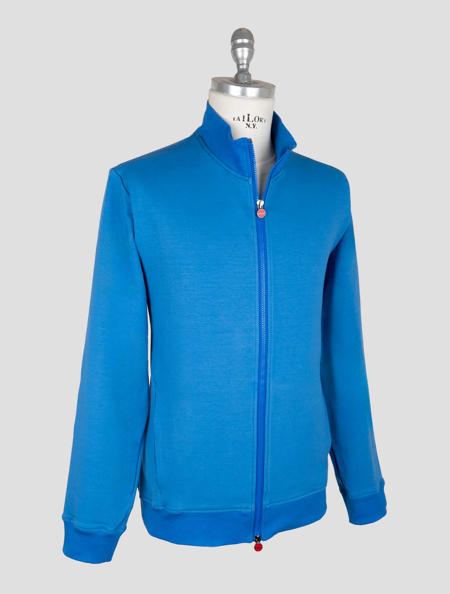 Kiton Blue Cotton Ea Coat B-ONE