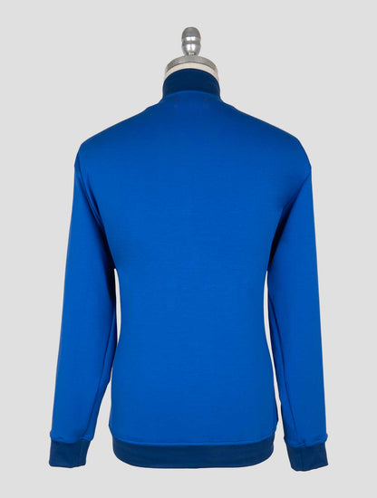 Kiton Blue Cotton Ea Coat B-ONE