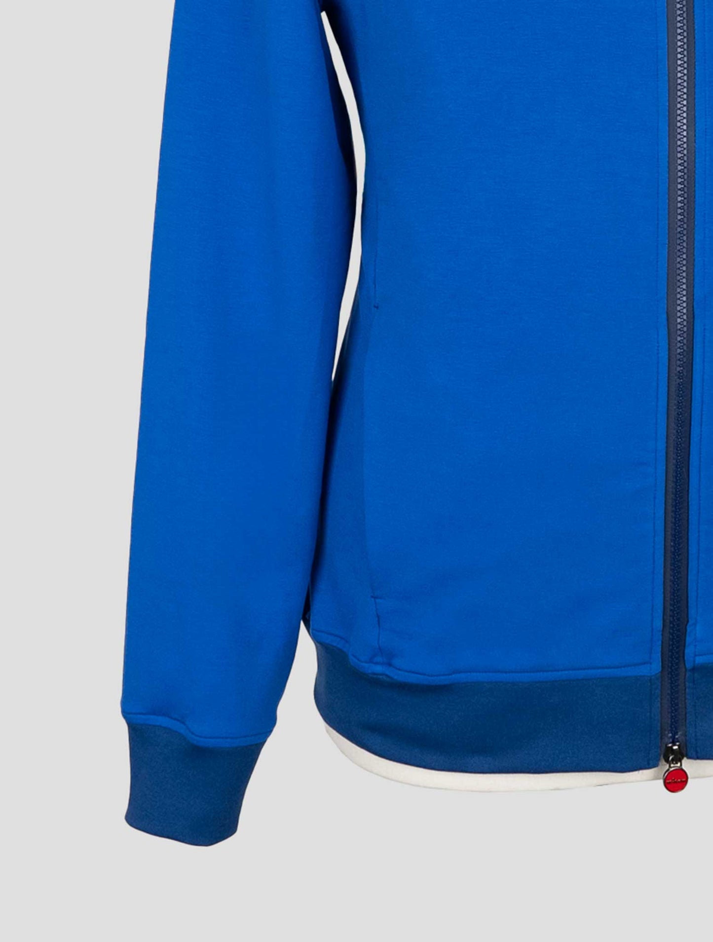 Kiton Blue Cotton Ea Coat B-ONE